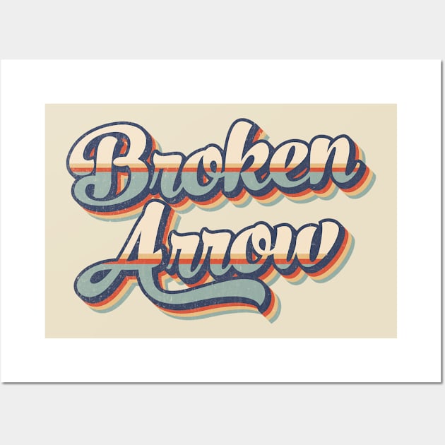 Broken Arrow // Retro Vintage Style Wall Art by Stacy Peters Art